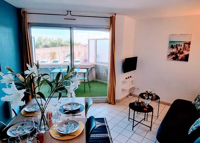 Apartment Le Marty 7 Vue Centre Terrasse Garage Piscine Climatisation *