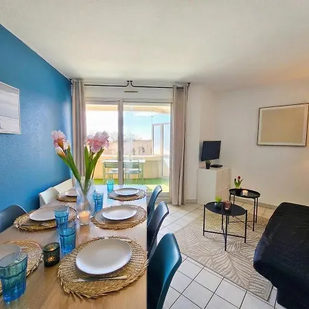 Apartment Le Marty 7 Vue Centre Terrasse Garage Piscine Climatisation *
